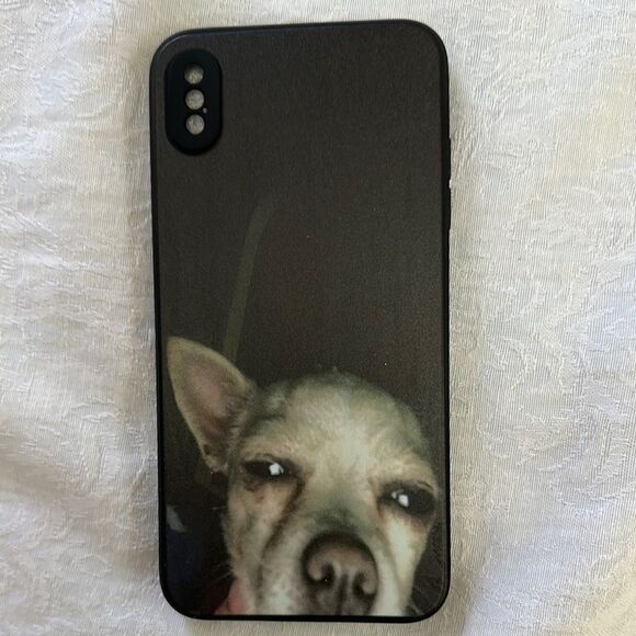 Custom Dog Print iPhone Case - Black - Picture 1 of 5